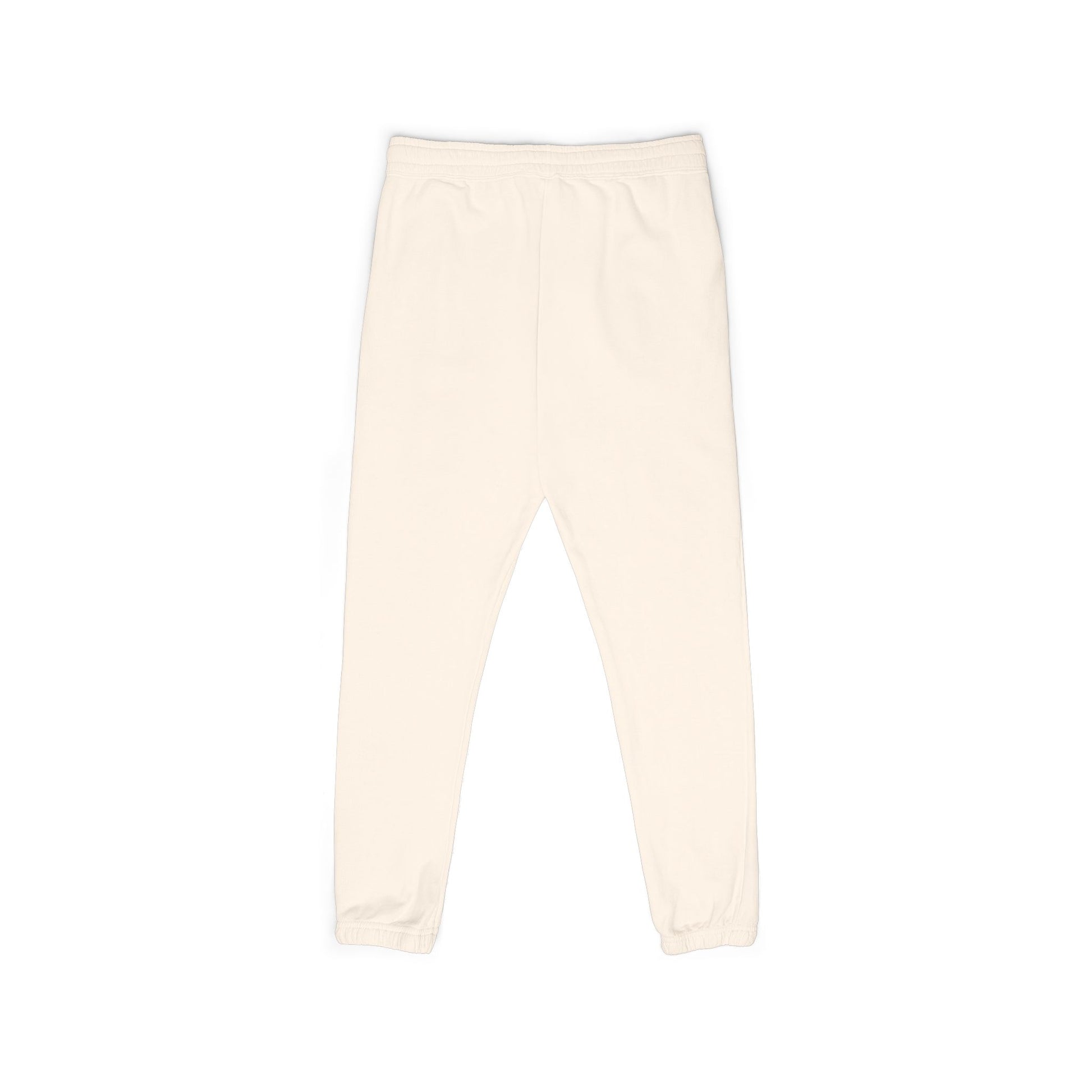The Recovery Pant in Ivory — garment-dyed 100% cotton fleece sweatpants, back