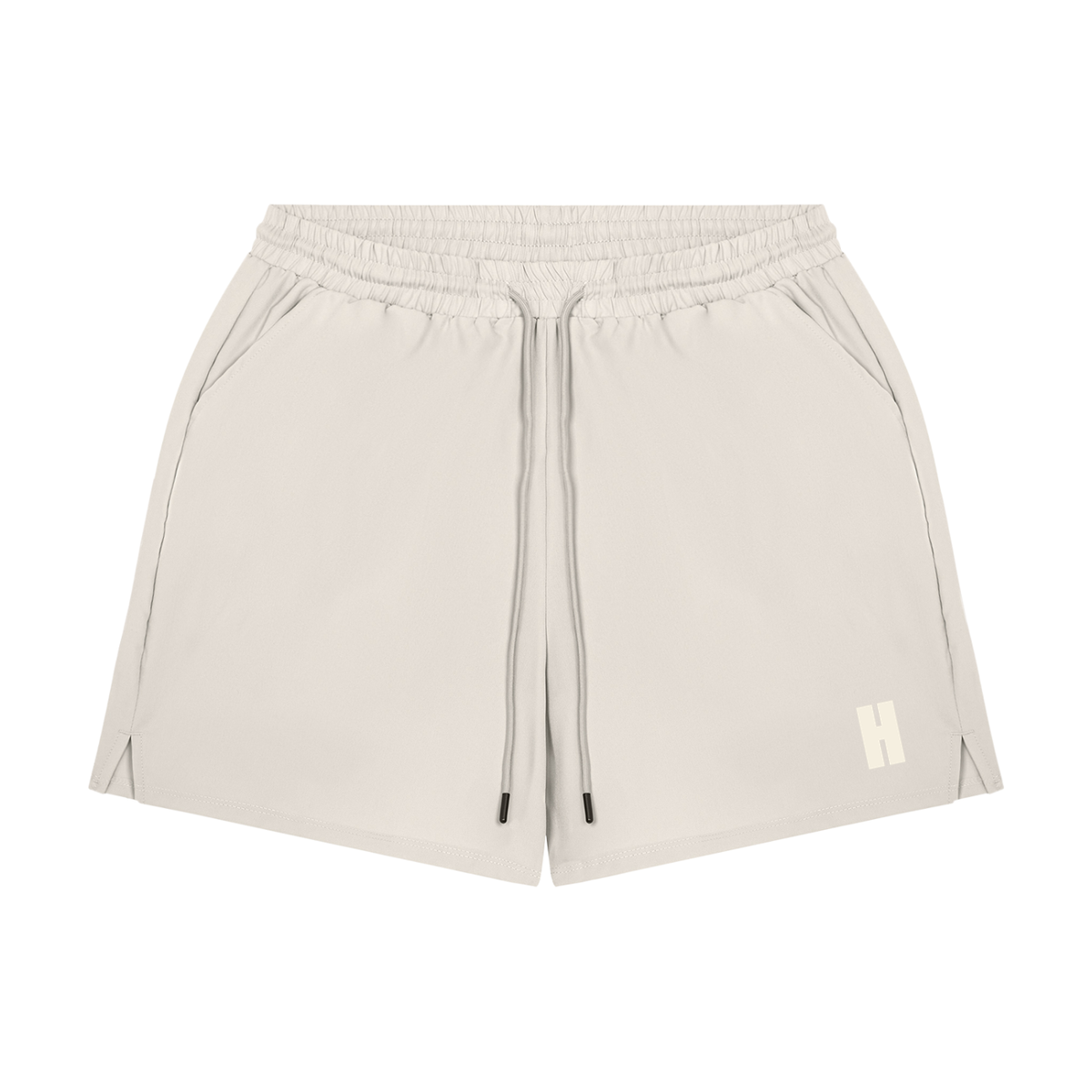 The Threshold Short - lightweight performance running shorts with the Headwinds H above the left hem