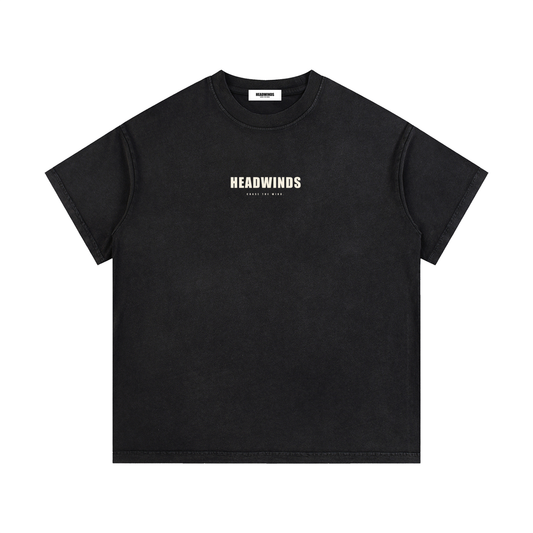 The Definition Tee - vintage washed cotton with the HEAD WINDS definition print across the back