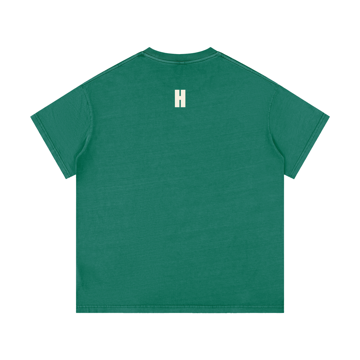 The Broken In Tee - vintage washed cotton t-shirt with cream HEADWINDS lockup and woven collar label