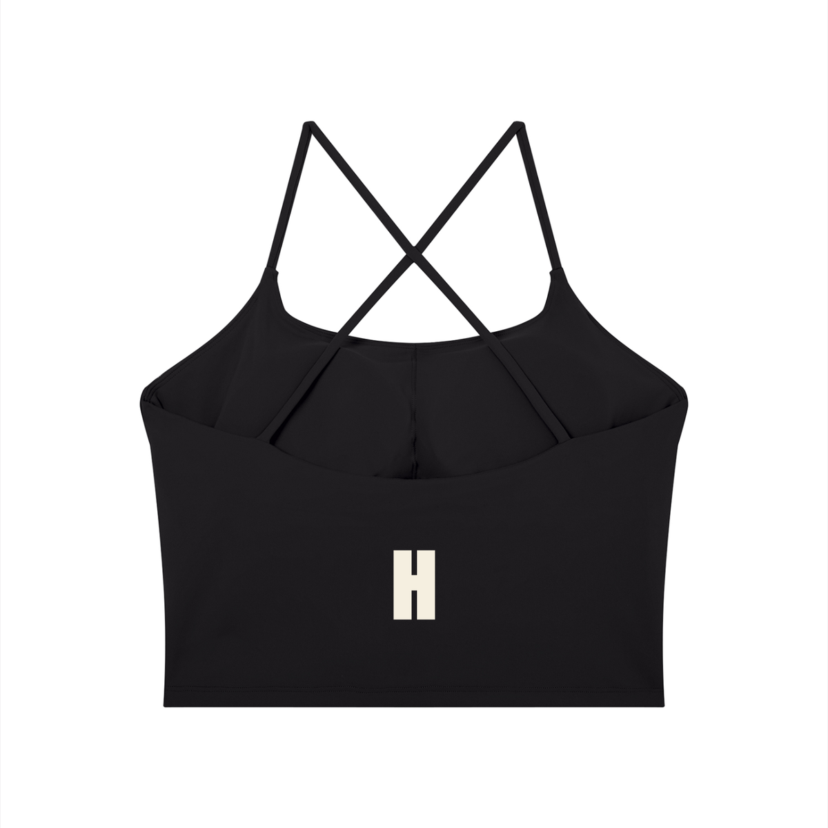 The Tempo Tank - women’s fitted cross-back training tank with the Headwinds H at the back
