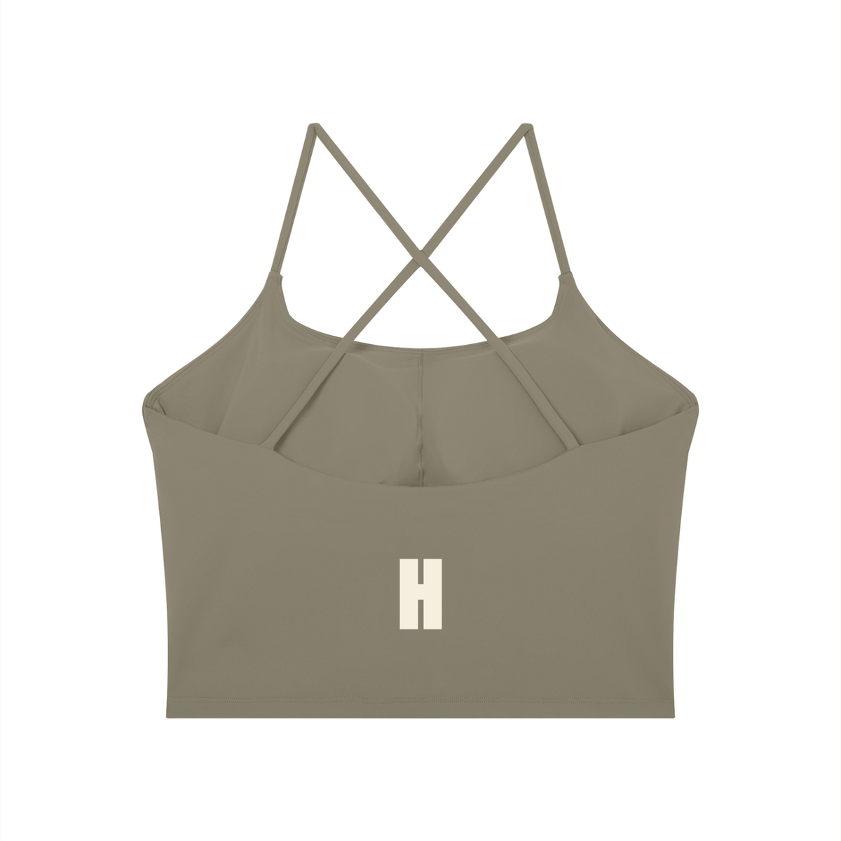 The Tempo Tank - women’s fitted cross-back training tank with the Headwinds H at the back