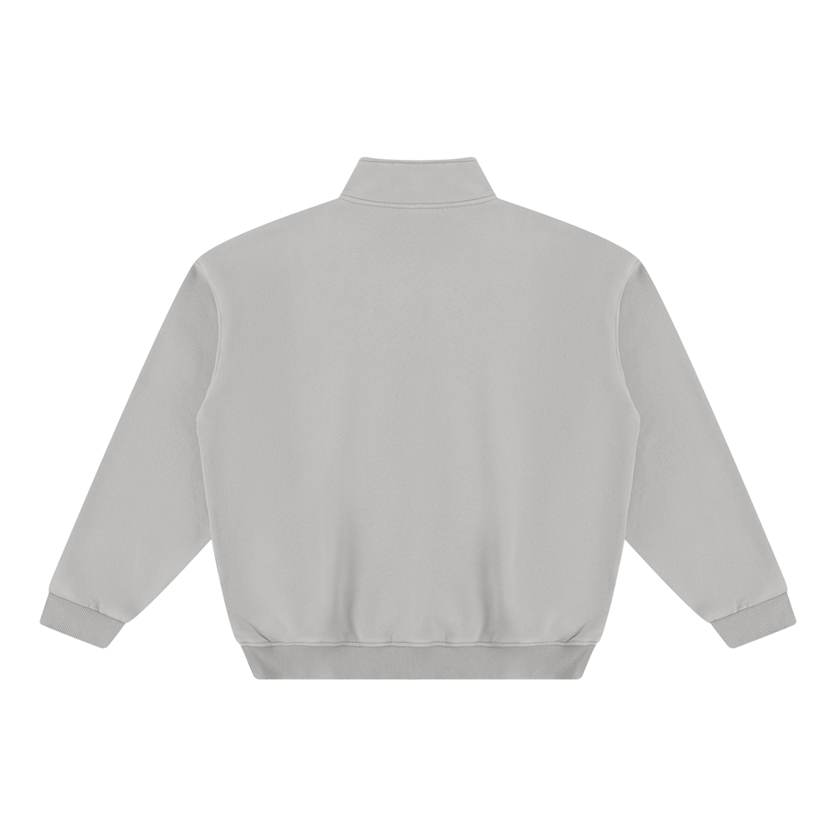 The Alpine Start Quarter Zip - vintage washed fleece with stand collar and Headwinds H at the left chest