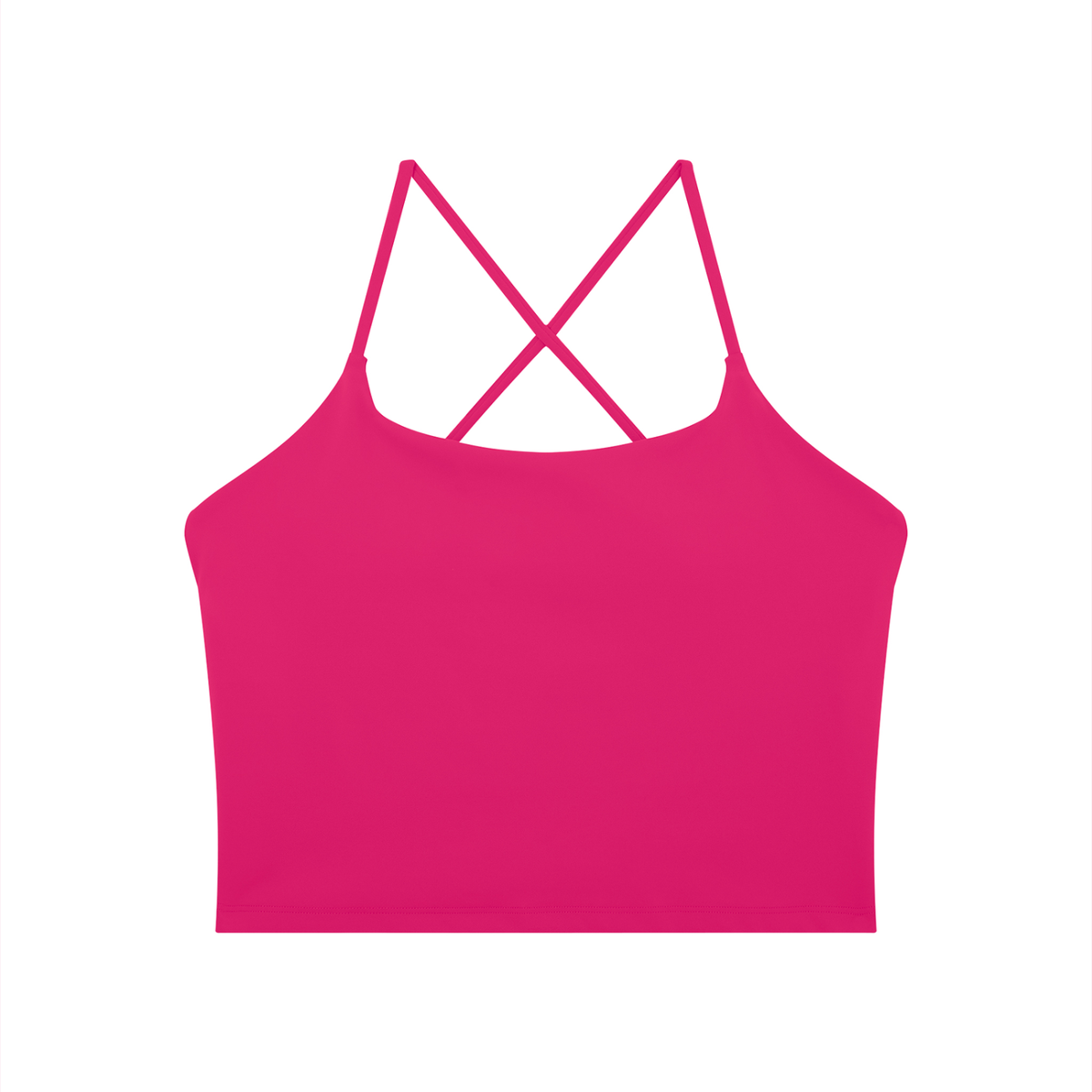 The Tempo Tank - women’s fitted cross-back training tank with the Headwinds H at the back