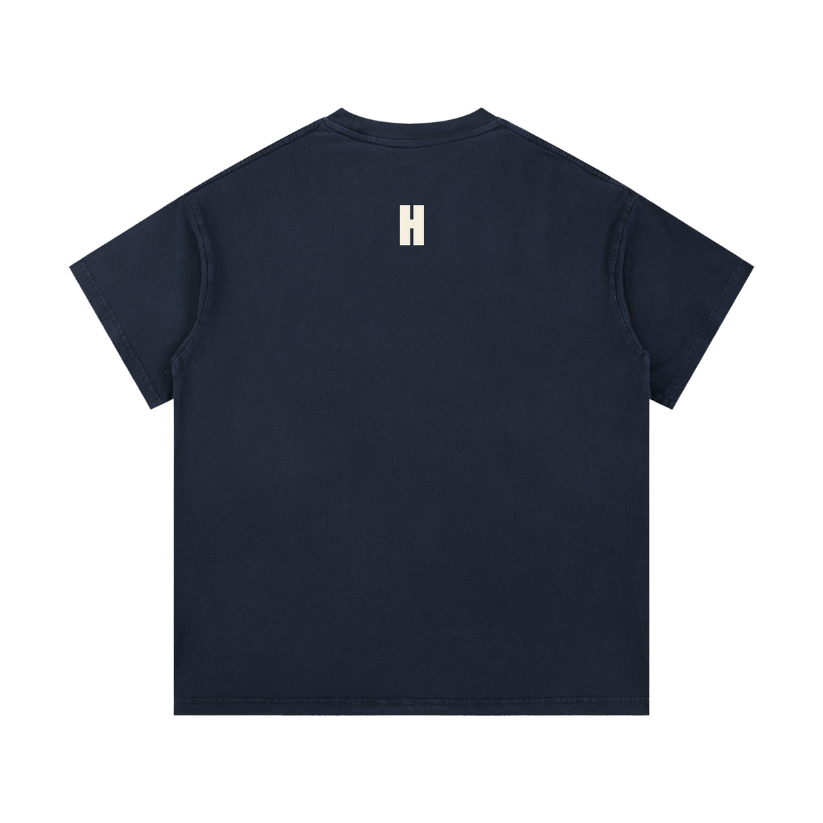 The Broken In Tee - vintage washed cotton t-shirt with cream HEADWINDS lockup and woven collar label