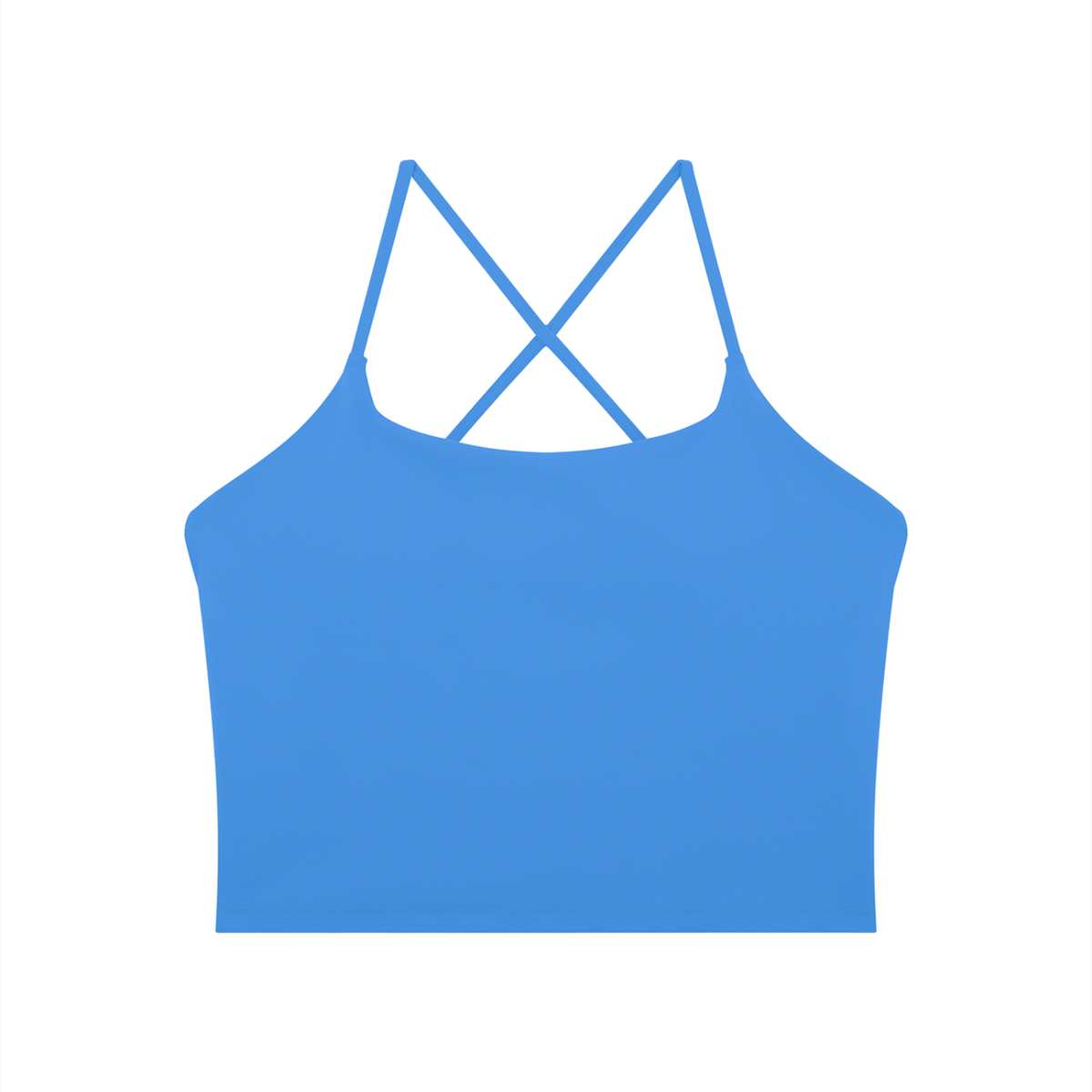 The Tempo Tank - women’s fitted cross-back training tank with the Headwinds H at the back