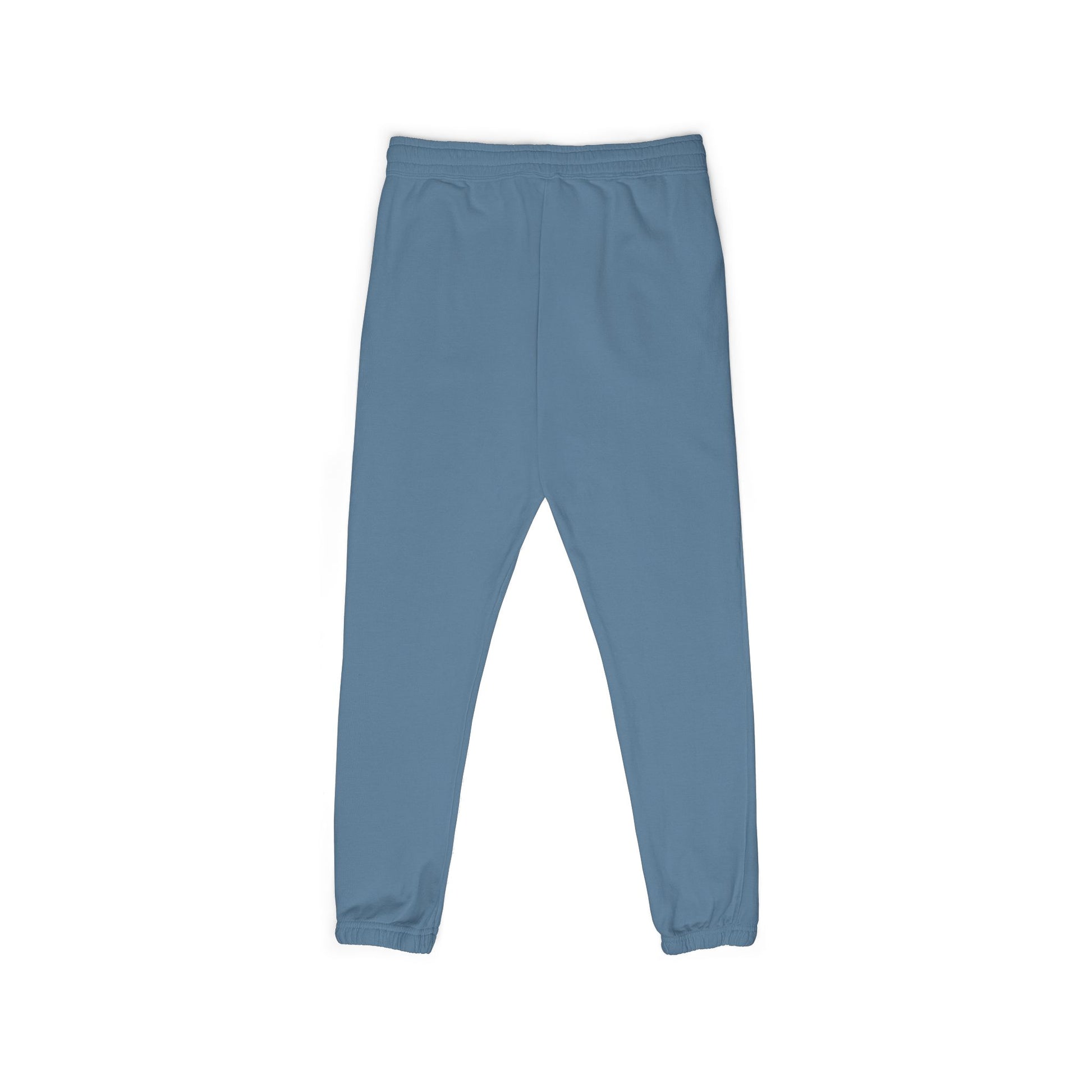 The Recovery Pant in Blue Jean — garment-dyed 100% cotton fleece sweatpants, back