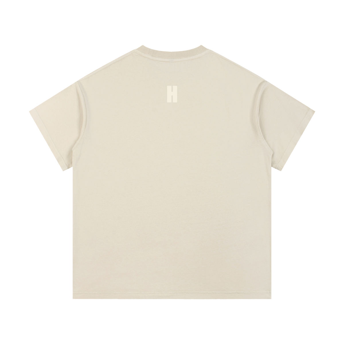 The Broken In Tee - vintage washed cotton t-shirt with cream HEADWINDS lockup and woven collar label