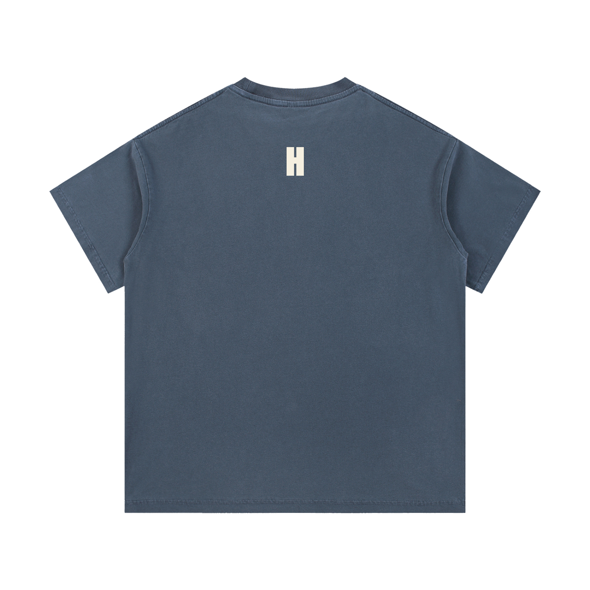 The Broken In Tee - vintage washed cotton t-shirt with cream HEADWINDS lockup and woven collar label