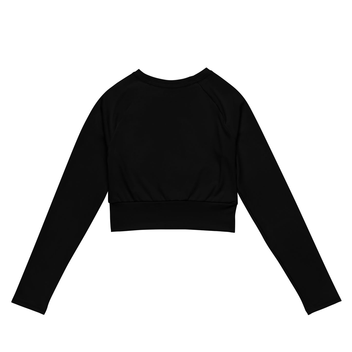 Long-sleeve crop top