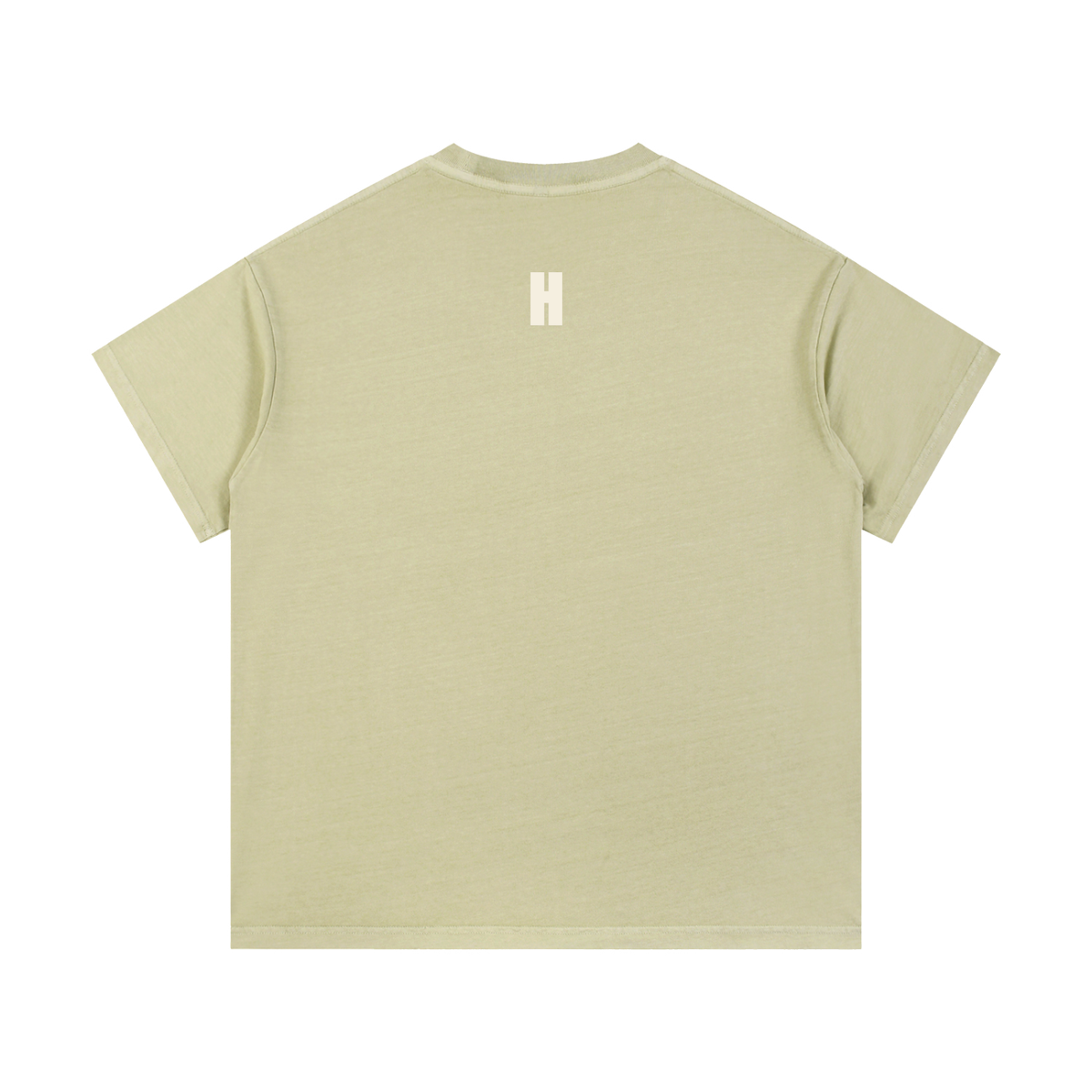 The Broken In Tee - vintage washed cotton t-shirt with cream HEADWINDS lockup and woven collar label